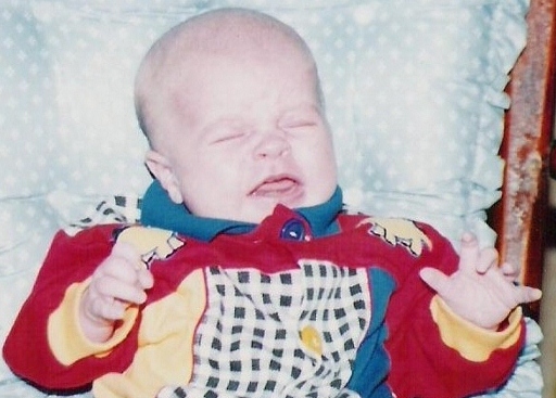 My oldest grandson, Alec, as a baby.